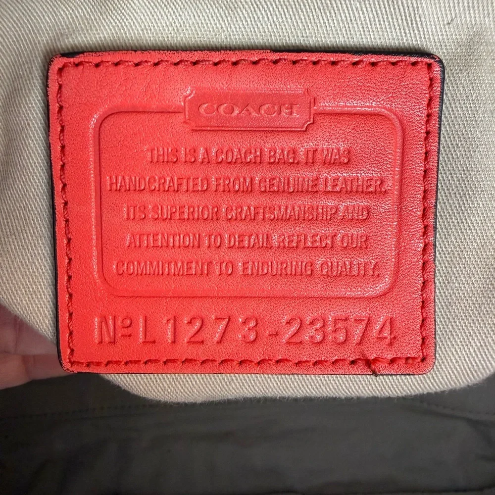 Coach Legacy Haley Satchel – Coral Leather – Restored by “the Cobbler” - Picture 2 of 10